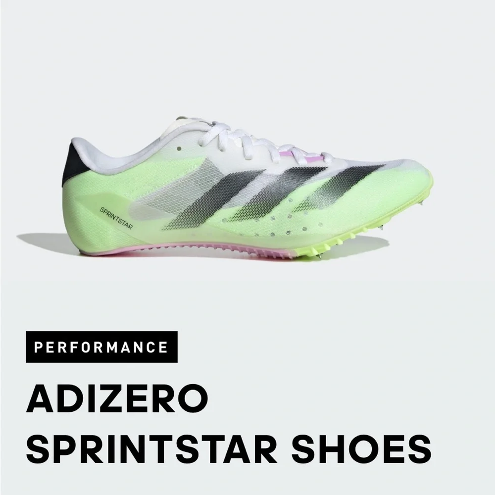Adidas Adizero Sprintstar‎ Track Cleats Shoes Size 8 Athletic Running